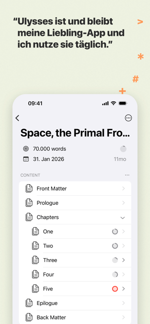 ‎Ulysses Mobile Screenshot