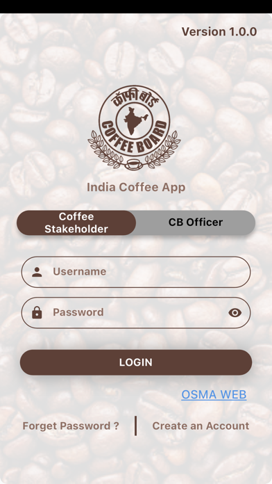 India Coffee App Screenshot