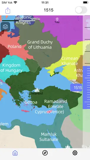 HistoricalAtlas(Lite) iPhone Ekran Görüntüsü 6