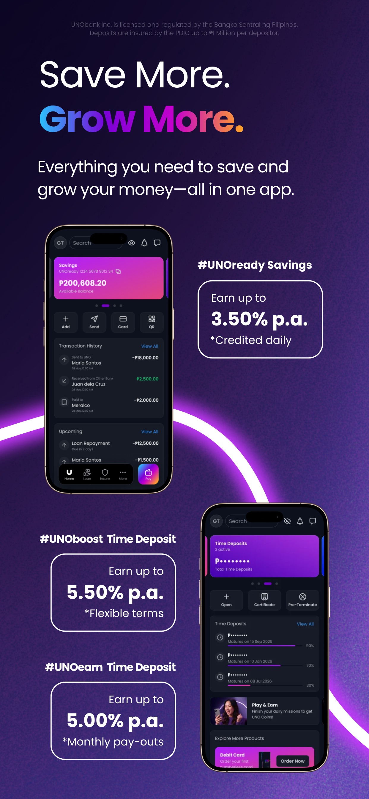Screenshot 3 of UNO Digital Bank: Save & Grow