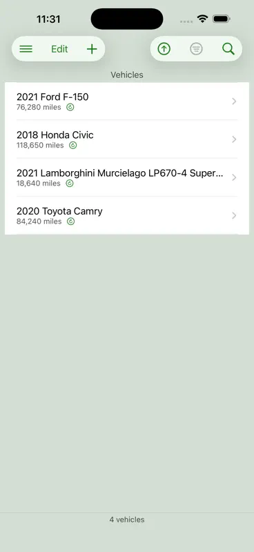 Vehicle Service Tracker screenshot 1 of 10