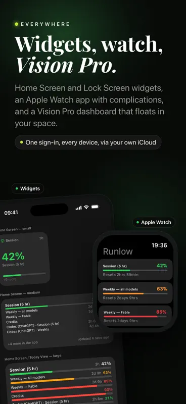 Runlow: AI Usage Meter screenshot 8 of 10