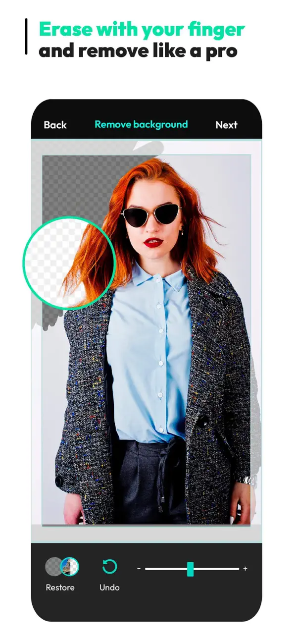 #3. Background remover erase tool (iOS) By: Maria Melero Gonzalez Barandiaran