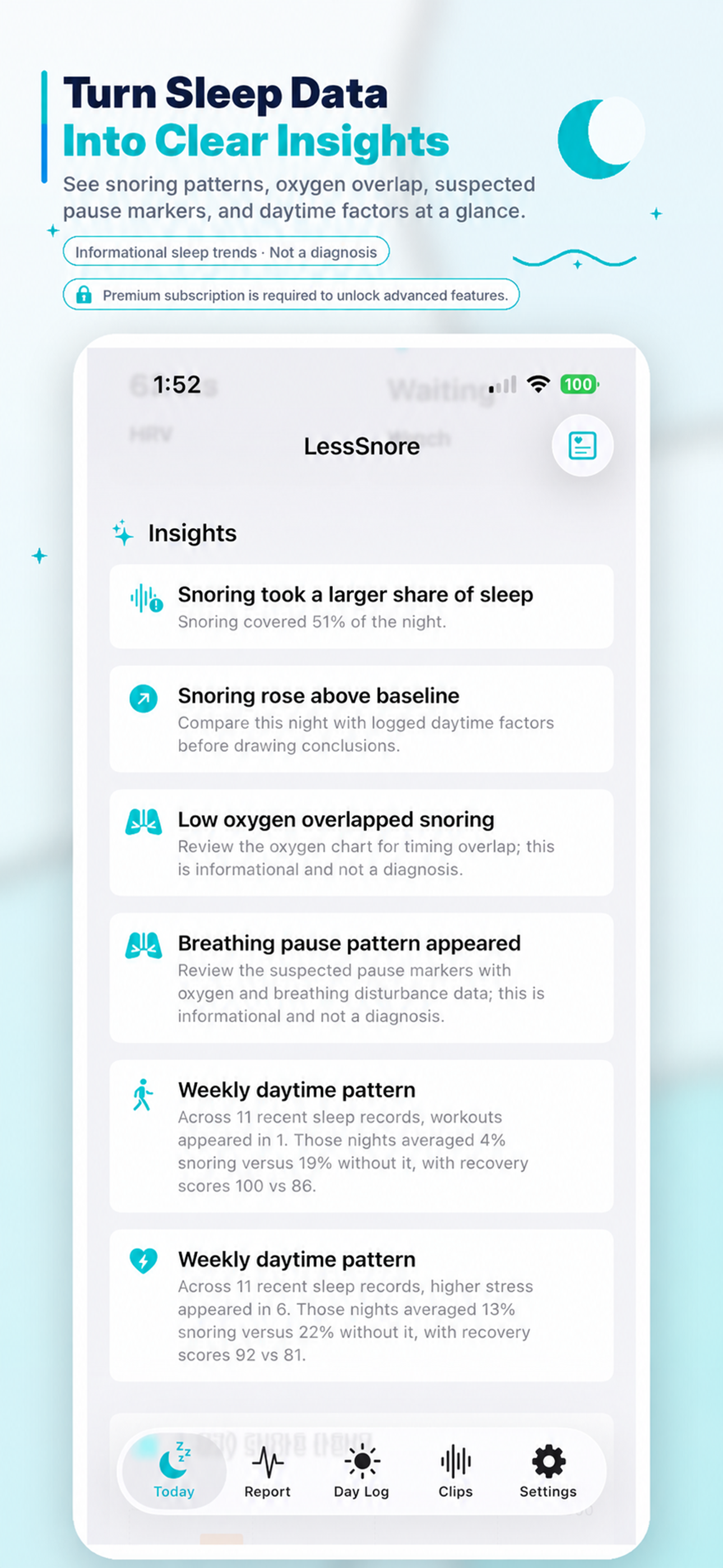 LessSnore: Sleep Tracker