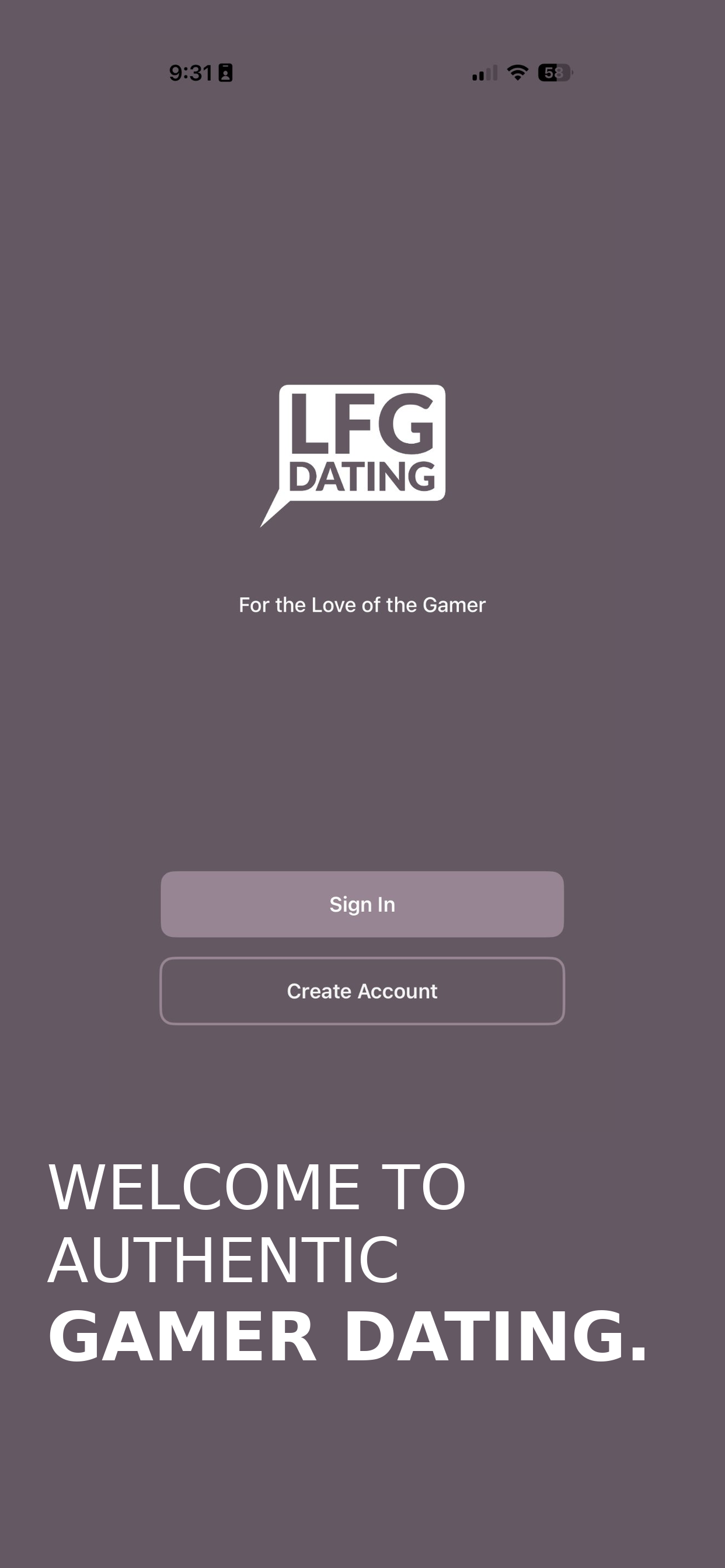 LFGdating: Gamer Dating App