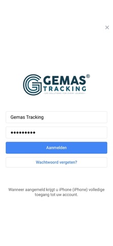 Gemas Tracking screenshot