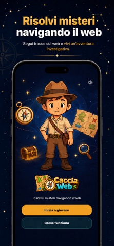 CacciaWeb — Caccia al Tesoro iPhone screenshot