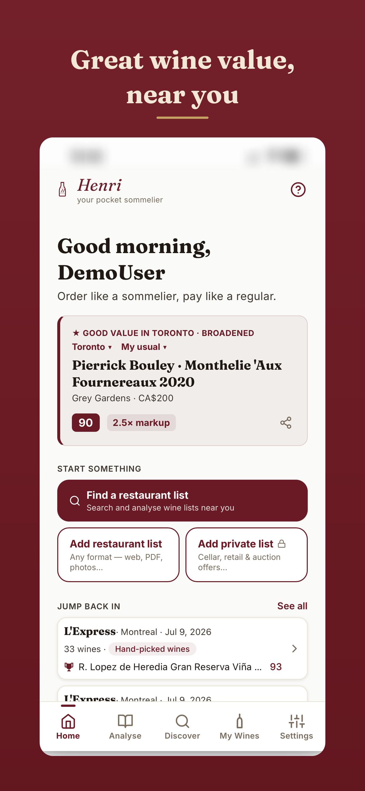 Henri - Your wine sommelier screenshot 7