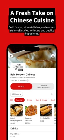 Rain Modern Chinese iPhone screenshot