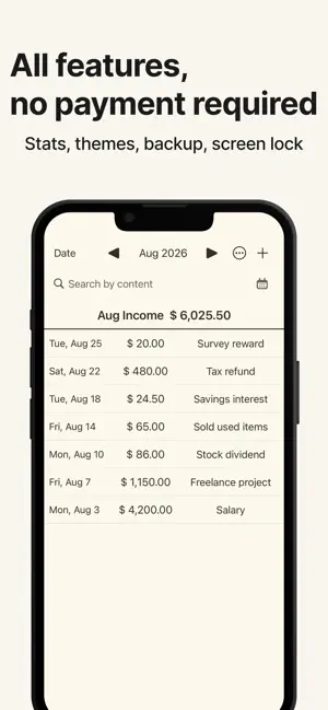 IncomeMon - Income Tracker screenshot 1