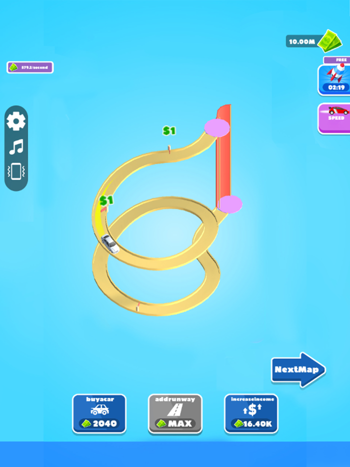 Gold Track-Car Kingdom