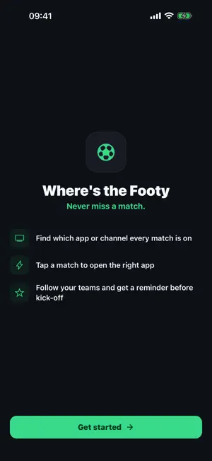 Where's the Footy screenshot 1