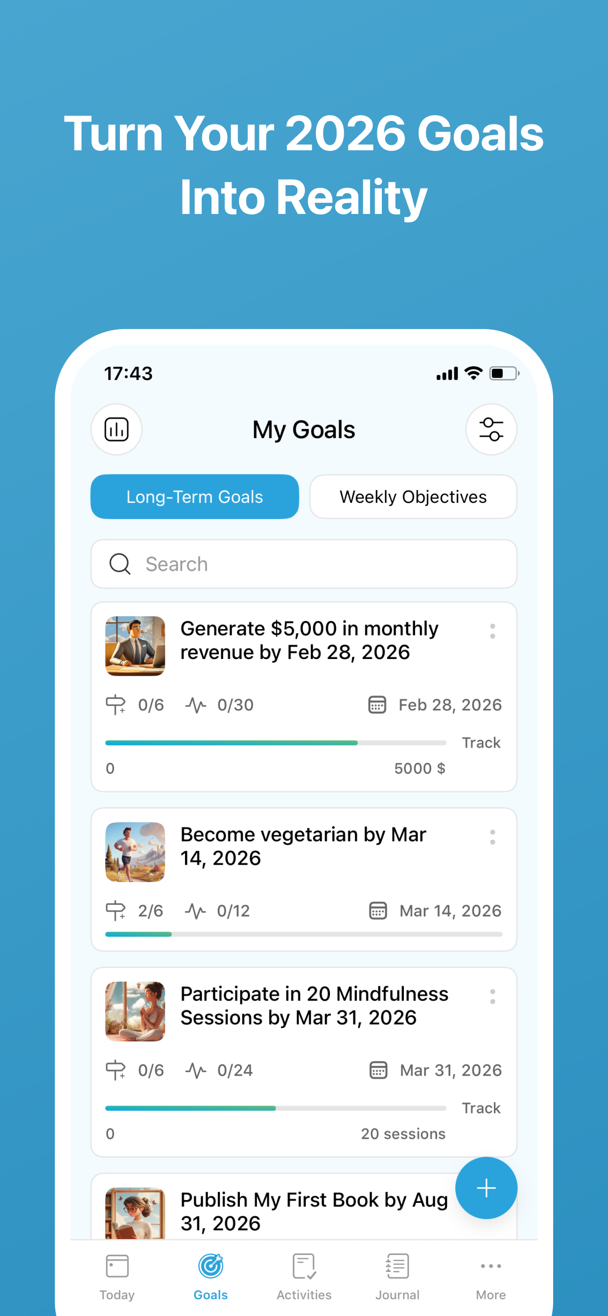 Daily Goal Tracker & Organizer