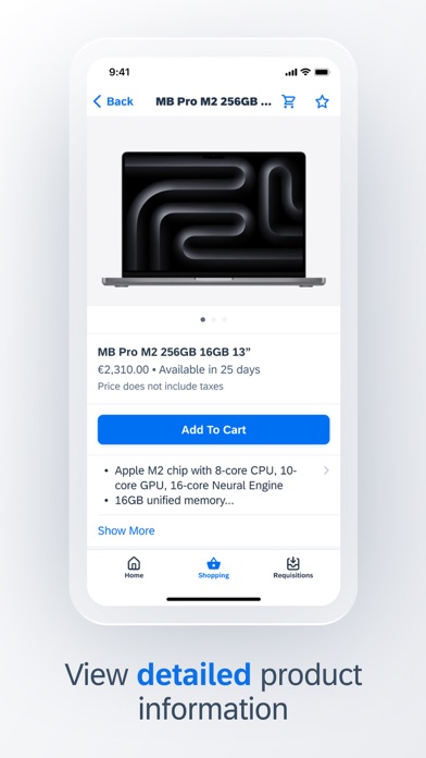 SAP Ariba Shopping Screenshot