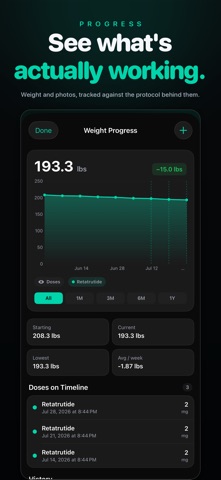 PeptidesAI: Peptide Tracker Screenshot 6 of 8
