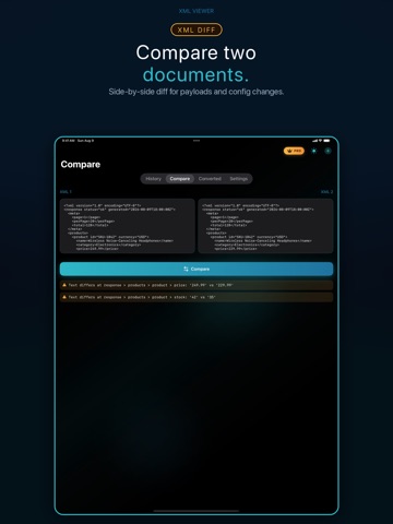 XML Viewer: Editor & Formatter iPad screenshot