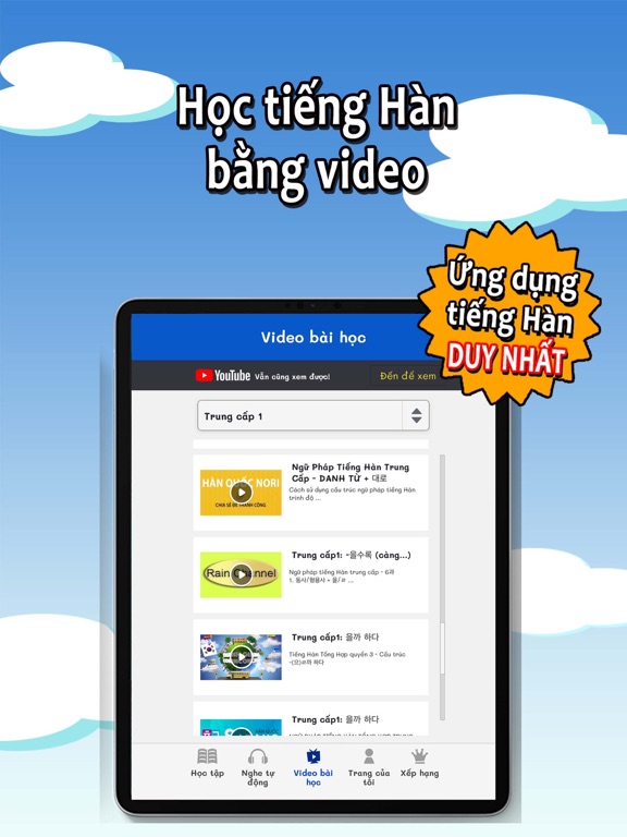 Screenshot #6 pour Từ vựng và ngữ pháp tiếng Hàn