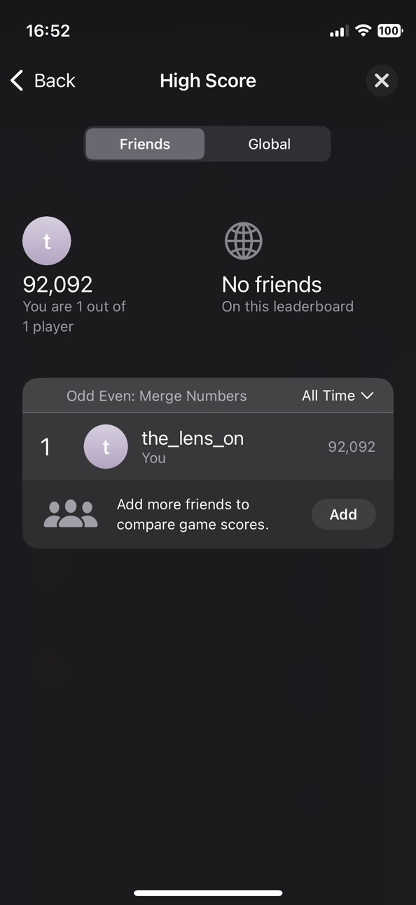 iPhone screenshot