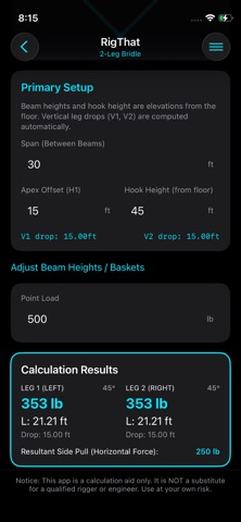 RigThis iPhone screenshot