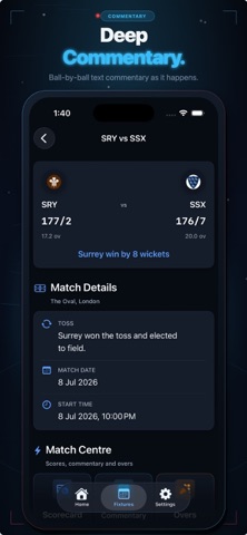 CricPlus: live cricket score Screenshot 4 of 7