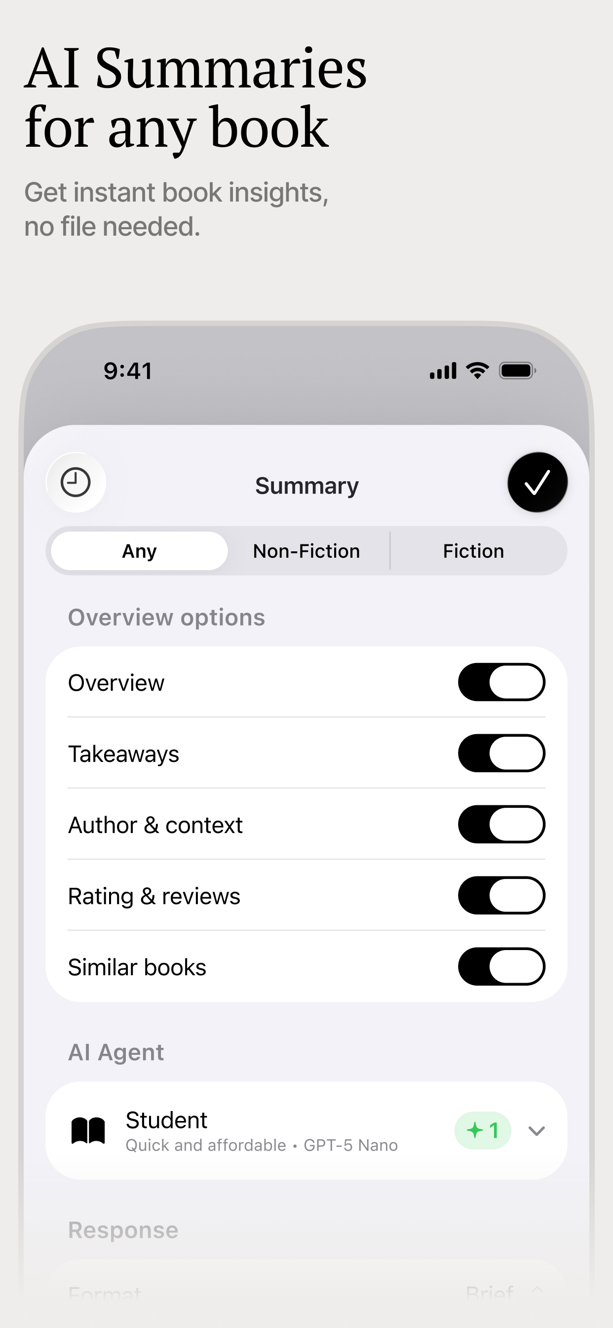 Bookov: books & AI