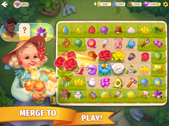 Florescence Merge Garden