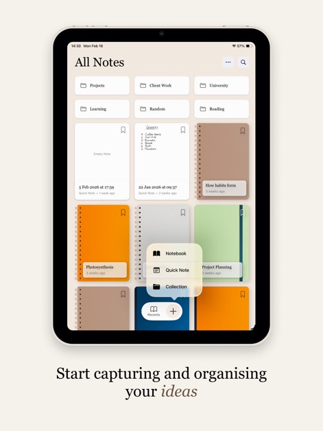 Cosy Notes - Productivity App | MWM