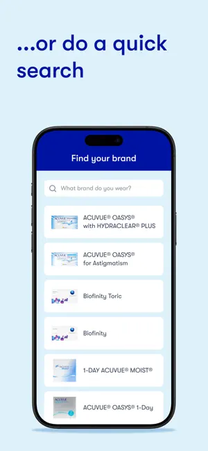 1-800 Contacts iPhone screenshot 3
