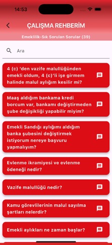 Çalışma Rehberi screenshot