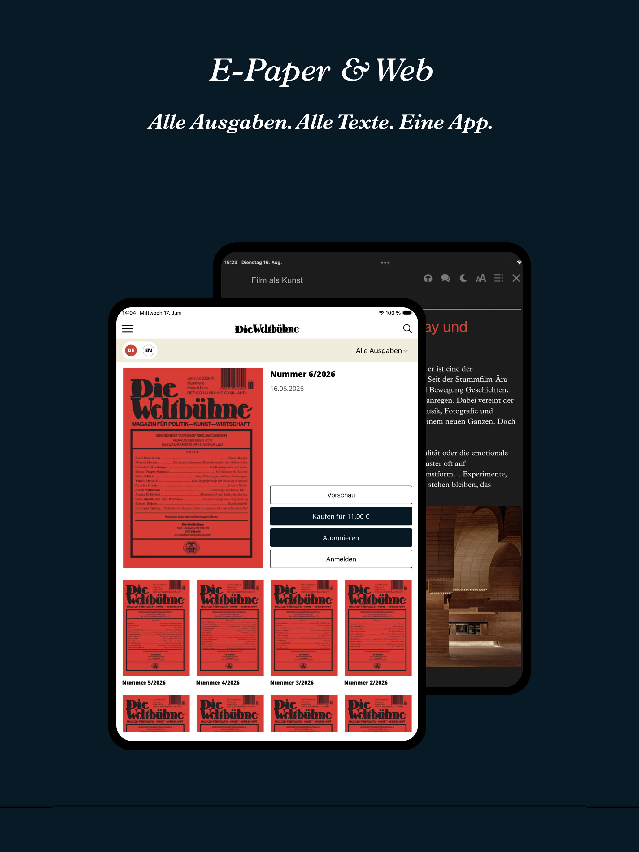 Die Weltbühne screenshot 7