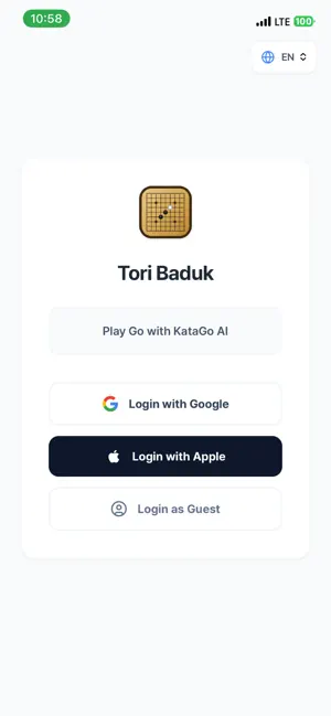 Tori Baduk – Play Go with AI screenshot 1