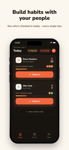 Tribe: Habit Accountability screenshot