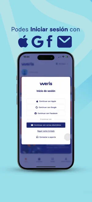 Weris App screenshot 2