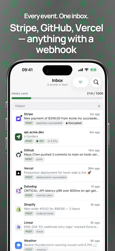 Webhook Notifications - Hook screenshot 2 of 7