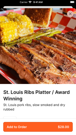 Wilson's Secret Sauce iPhone screenshot 4 - Food & Drink app