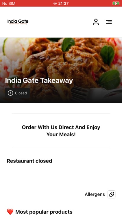 India Gate Takeaway