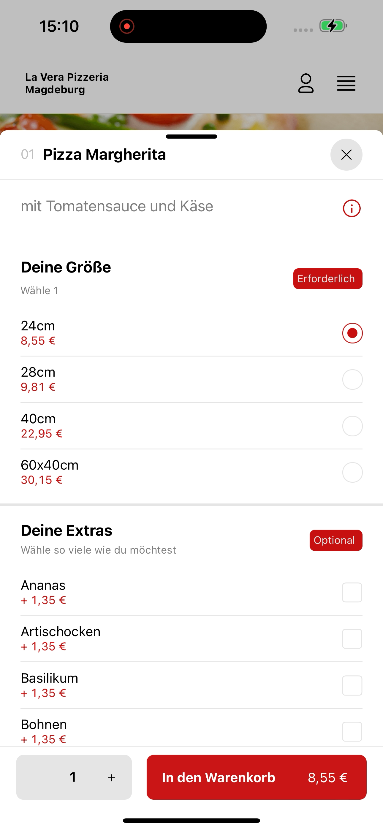 La Vera Pizzeria Magdeburg screenshot 7