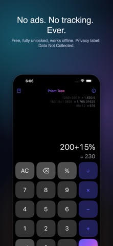 Prism Tape Calculator Screenshot 5 of 5