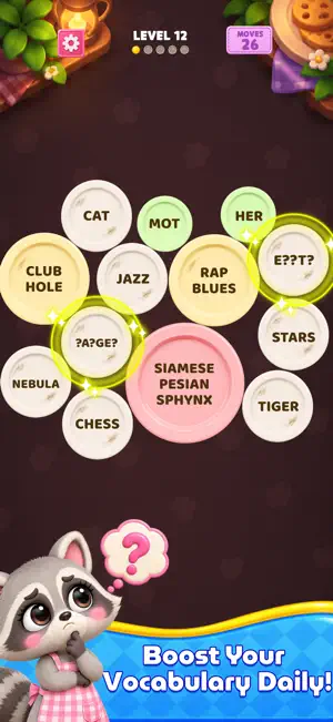 Tidy Plates Word Sort Puzzle screenshot 3