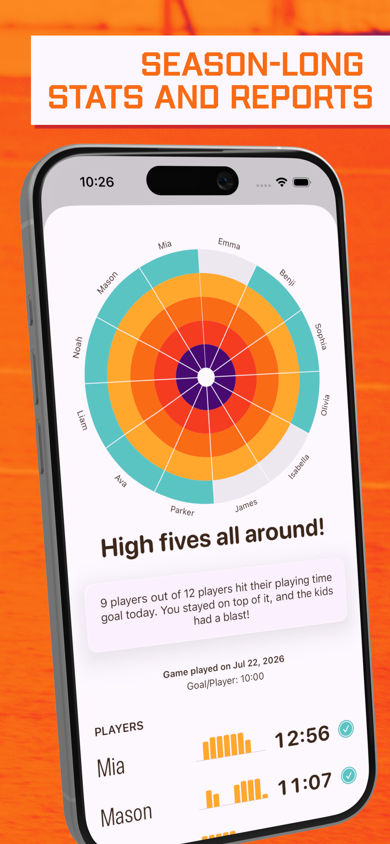 InTimer Youth Sports Sub Timer screenshot 4