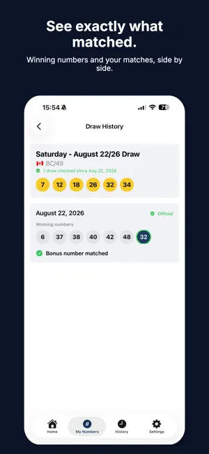 Lottery Results: LottoScope screenshot 2