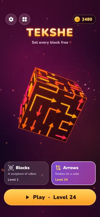 Tekshe: Cube Puzzle screenshot 1