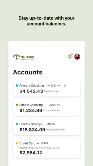 NuMark Credit Union screenshot 2