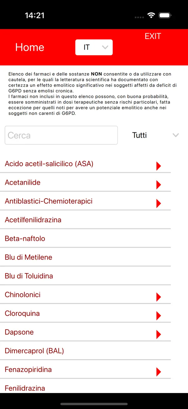 Screenshot #3 pour Favism G6PD MedAlert