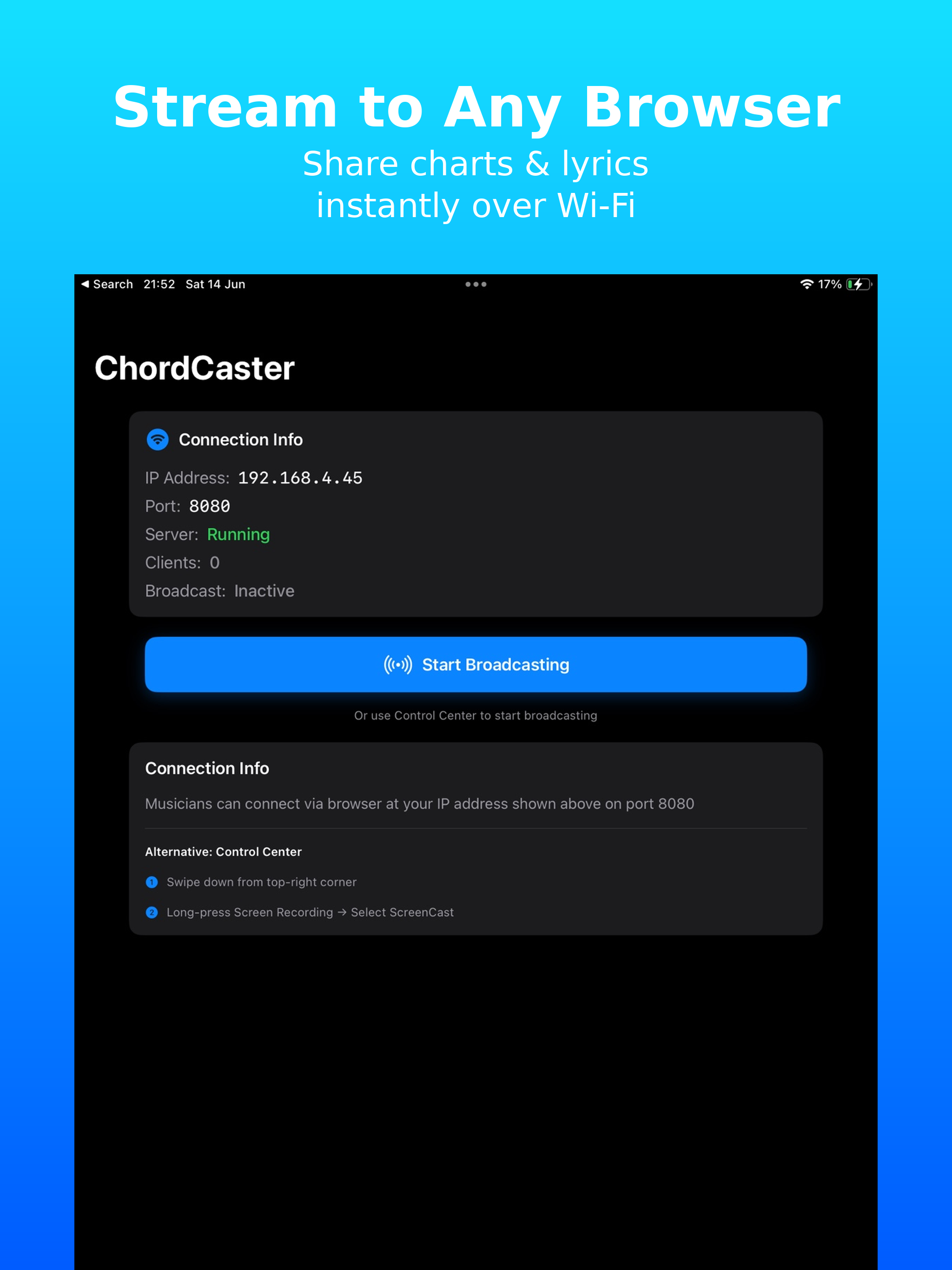 ChordCaster - Screen Mirroring screenshot 11