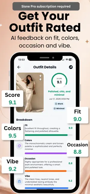 Sisne: AI Outfit Planner screenshot 1