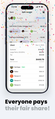 Checkify: #1 AI Bill Splitter iPhone screenshot
