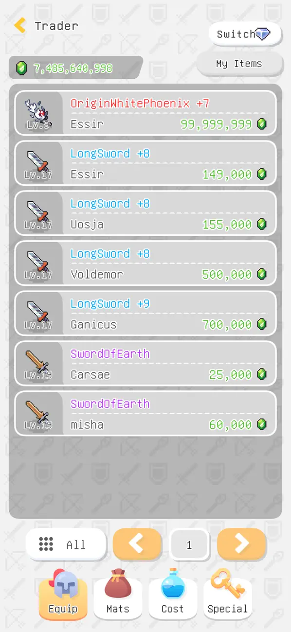 #5. TinyWorld - Pixel art mmorpg (iOS) Göre: 超 邓