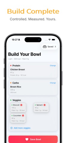 Harvest Bowl – Macro Tracker screenshot