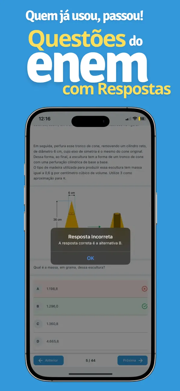 Screenshot #3 pour Enem Questões e Simulados